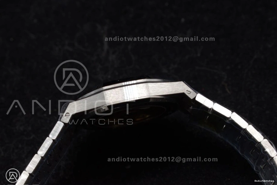 SA3120 Affordable Frosted SS Super SS 15454 On Textured White Dial Royal Clone Oak 1033 Edition APSF 1:1 Best 37mm Bracelet 1002